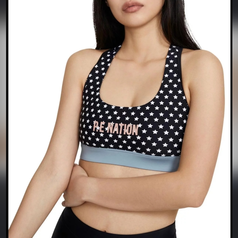 P.E Nation Dominion Sports Bra Star Size: Medium